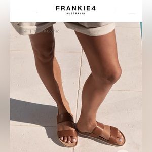 Frankie 4 Leather Slides
